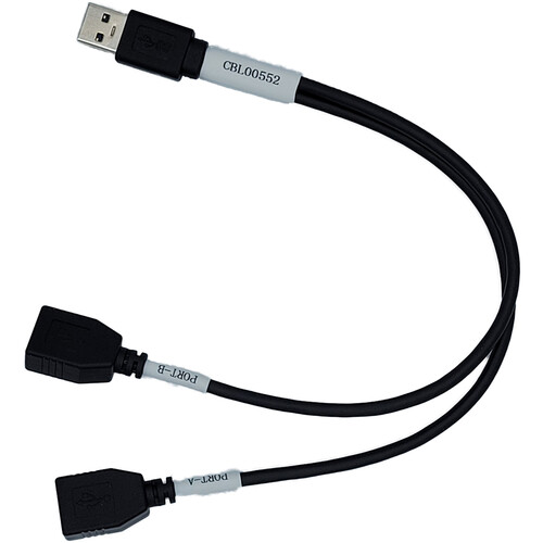 LiveU Pro Y-Cable with 1 x USB-A Male to 2 x USB-A Female Connectors for LiveU Solo PRO (Pair)