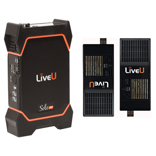 LiveU Solo Pro HDMI 4K Video/Audio Encoder and Connect 2-Modem Kit