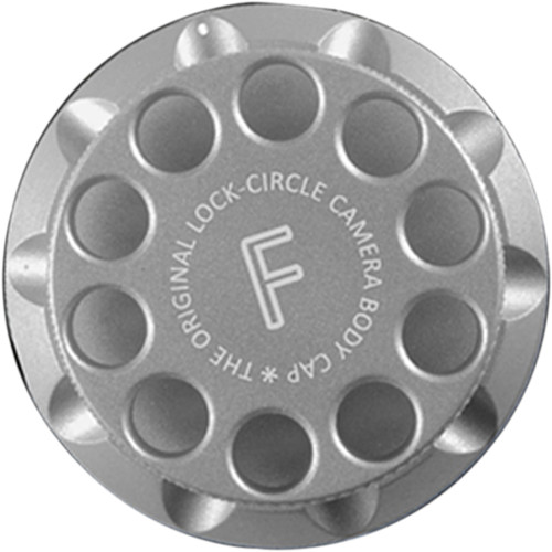 LockCircle Camera Body Cap for Nikon F (Silver)