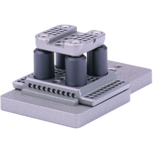 LockCircle MetalJacket 2 Riser Plate for ARRI BP-8 (Dura-T Tactical Gray)
