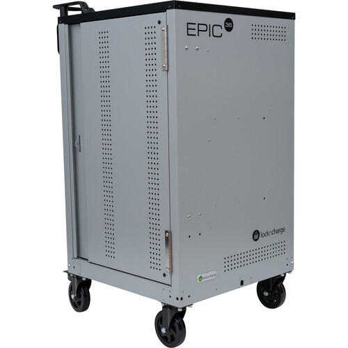 LocknCharge EPIC 36-Device Pre-Wired USB-C Charging Cart