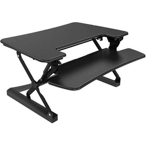 Loctek LXR36 36" Two-Tier Sit-Stand Riser (Black)