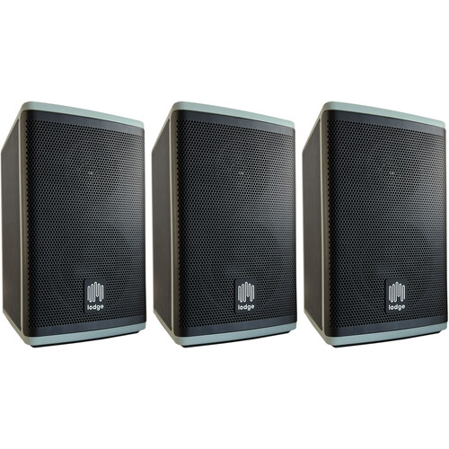 lodge Solar Speaker 4 Series 2 Bluetooth Outdoor Speaker Kit (Set of 3)