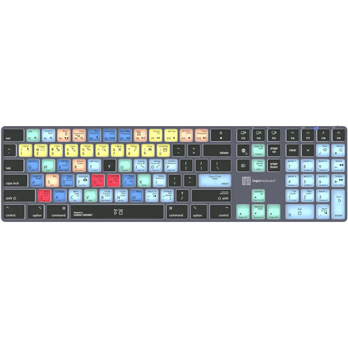 Logickeyboard TITAN Cubase & Nuendo Wireless Keyboard for Mac
