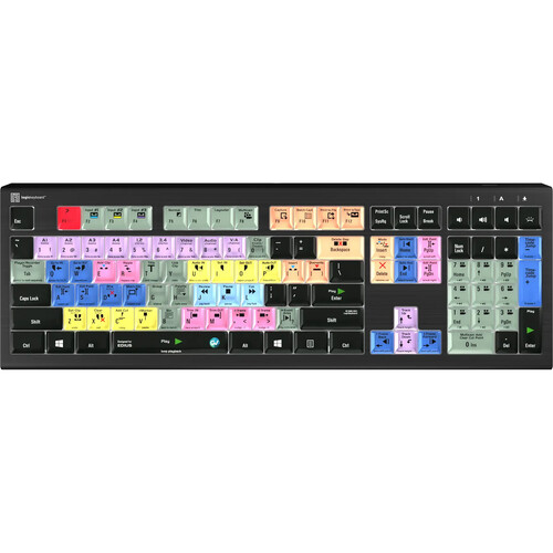 Logickeyboard ASTRA 2 Backlit Keyboard for Grass Valley Edius X (Windows, US English)