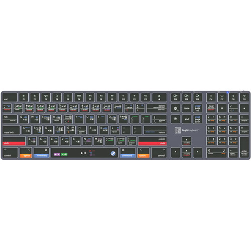 Logickeyboard TITAN MakeMusic Finale Wireless Keyboard for Mac