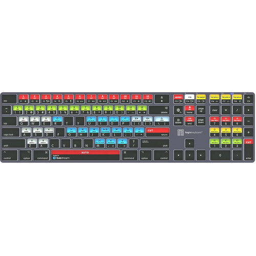 Logickeyboard TITAN Vimeo Livestream Wireless Keyboard for Mac