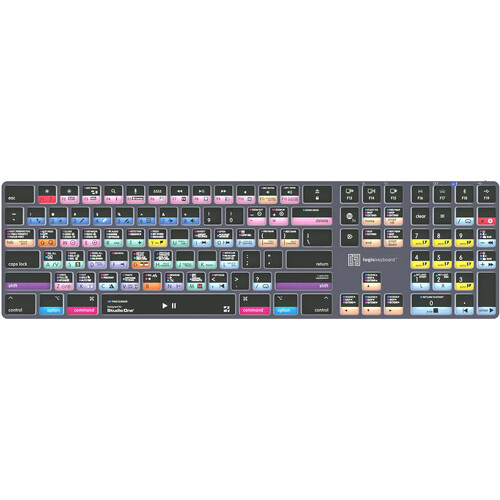 Logickeyboard TITAN PreSonus Studio One Wireless Keyboard for Mac