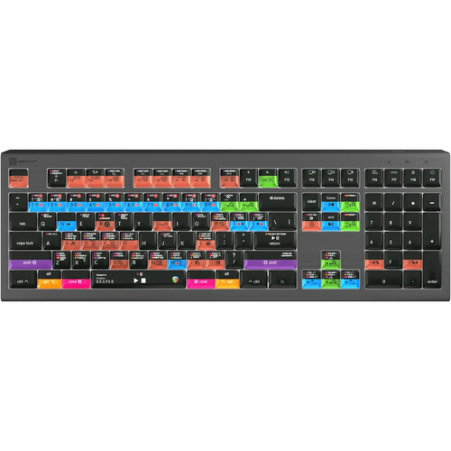 Logickeyboard ASTRA 2 Backlit Keyboard for Cockos Reaper 6 (Windows, US English)