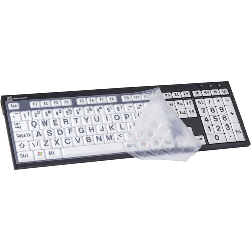 Logickeyboard Clear Silicone Cover for PC Slim Line / Nero PC Slim Line Keyboard