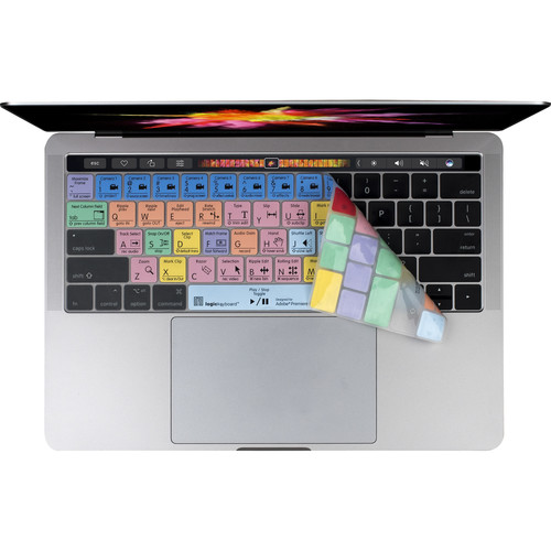 Logickeyboard Adobe Premiere Pro CC Keyboard Cover for 13.3 & 15.4" MacBook Pro (2016 and Later)