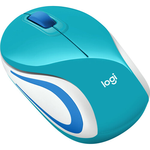 Logitech M187 Wireless Ultra Portable Mouse (Teal)