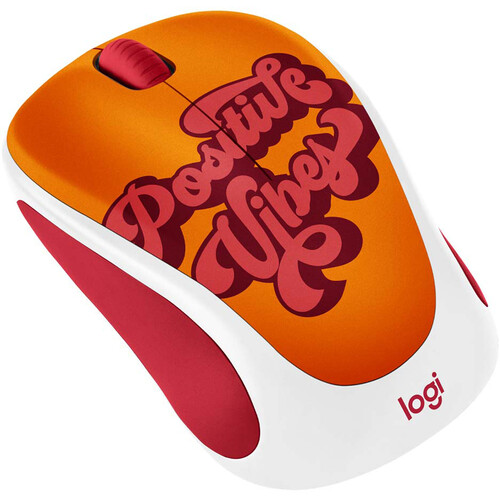 Logitech Design Collection Limited Edition Wireless Mouse (Positive Vibes)