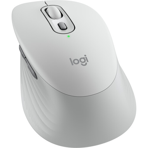 Logitech Signature Comfort Plus M840 L Wireless Mouse (Off-White)