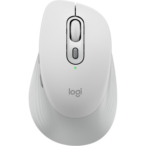 Logitech Signature Comfort M840 L Wireless Mouse (Off-White)