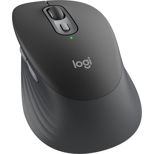 Logitech Signature Comfort Plus M840 L Wireless Mouse (Graphite)