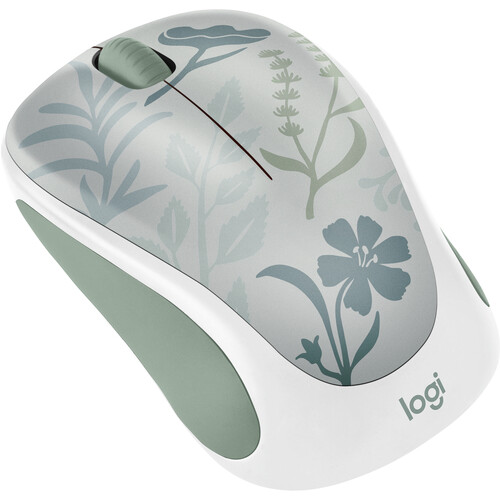 Logitech Design Collection Limited Edition Wireless Mouse (Misty Garden)