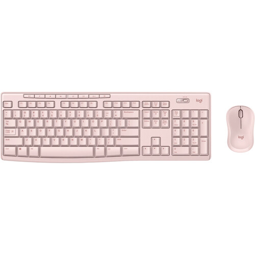 Logitech MK270 Wireless Keyboard & Mouse Combo (Rose)