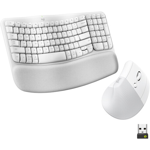 Logitech Wave Keys and Lift Combo (Off-White)