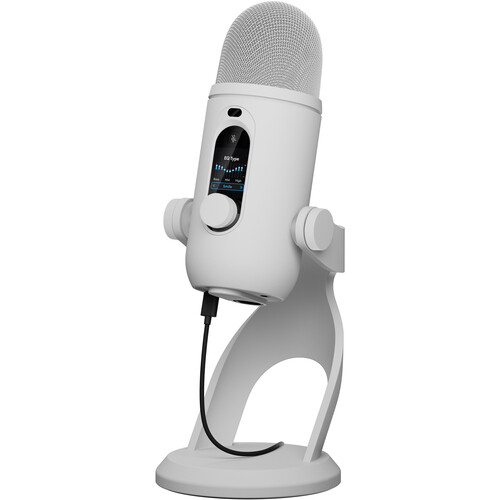 Logitech YETI 2 Multi-Pattern USB Microphone with Blue VO!CE (White)