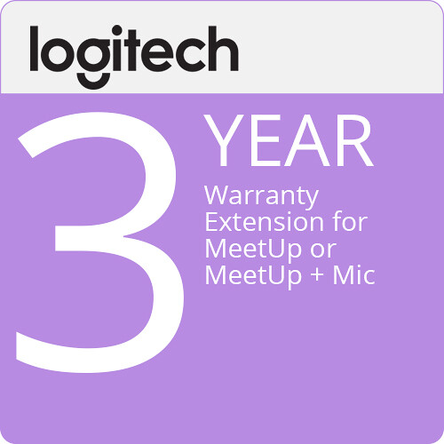 Logitech 3-Year Extended Warranty for MeetUp or MeetUp + Mic