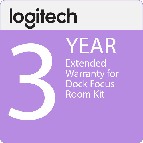Logitech 3-Year Extended Warranty for Dock Focus Room Kit