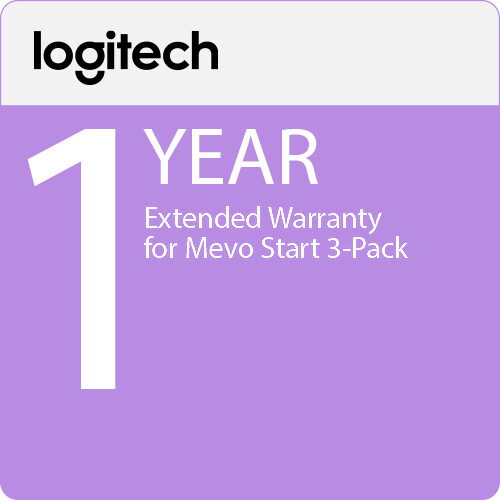 Logitech 1-Year Extended Warranty for Mevo Start 3-Pack