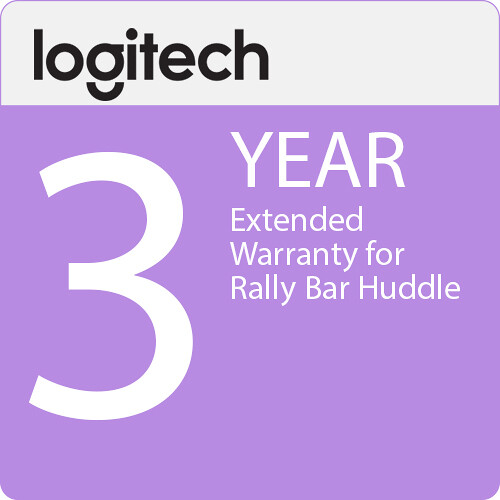 Logitech 3-Year Extended Warranty for Rally Bar Huddle