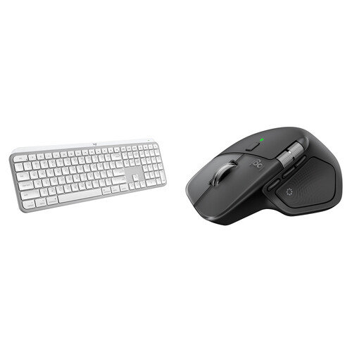 Logitech MX Master 4 Mouse & MX Keys S Wireless Keyboard for Mac Combo Kit (Space Black)