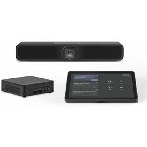 Logitech MeetUp 2 + Tap + ASUS NUC Bundle for Small Microsoft Teams Rooms