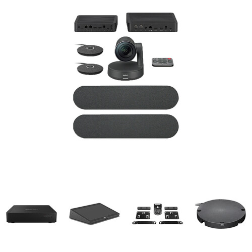 Logitech Rally Plus Conference Camera System Kit with TAP Controller & ThinkSmart SP Core