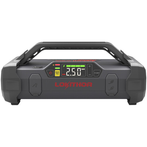 Lokithor 2000A Lithium Jump Starter with 150PSI Air Compressor
