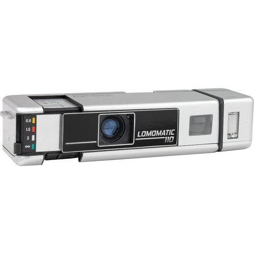 Lomography Lomomatic 110 Camera with Flash (Metal)