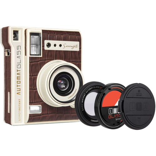Lomography Lomo'Instant Automat Glass Instant Film Camera (Serengeti Edition)
