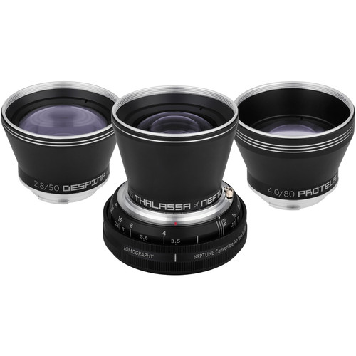 Lomography Neptune Convertible Art Lens System for Nikon F (Black)