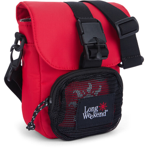 Long Weekend Crossbody Camera Pouch (Chili Red)