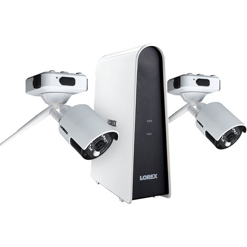 Lorex 6-Channel 1080p Wire-Free DVR with 32GB microSD Card and 2 1080p Wire-Free Night Vision Bullet Cameras