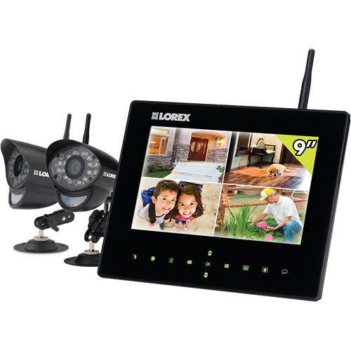 Lorex Live SD+ 9" Monitor/DVR Combo with Wireless Bullet Cameras