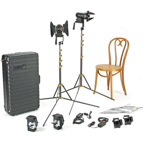 Lowel PRO Power Daylight LED 2-Light AC Kit with TO-84Z Hard Case