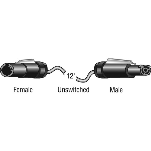 Lowel Powercon Switched AC Cable (Euro, 16')