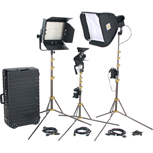 Lowel Prime Location Plus 2 Pro LED 3-Light Kit (Anton Bauer Gold Mount, Daylight)