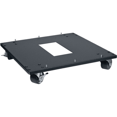 Lowell Manufacturing Rack Base-Mobile-22" Deep, 3" Swivel Casters (Black)