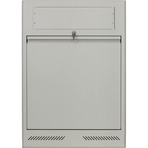 Lowell Manufacturing LTR Series Surface-Mount Tilt-Open Dual-Bay Wall Rack (3 + 2 RU)
