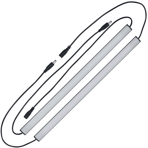 Lowell Manufacturing Rack Light Bar-16", White Light, Rocker Switch
