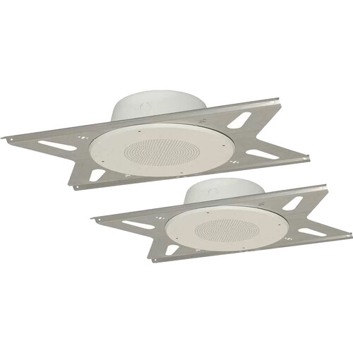 Lowell Manufacturing 8-Piece 8" Speaker Kit Package- with 25/70V Transformer and Grille 2-Sets