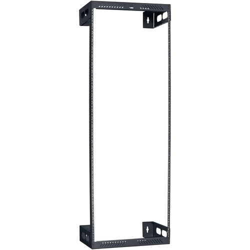 Lowell Manufacturing Rack-Wall Mount-30U, 12" Deep (Black)
