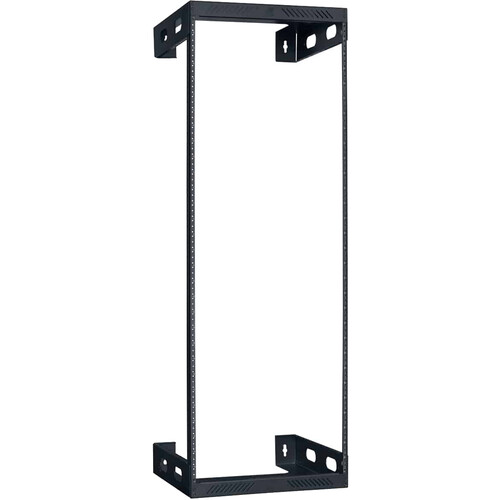 Lowell Manufacturing Rack-Wall Mount-30U, 18" Deep (Black)