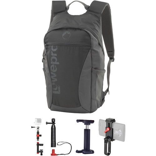Lowepro Photo Hatchback 16L AW Backpack & Joby Accessories Kit (Slate Gray)