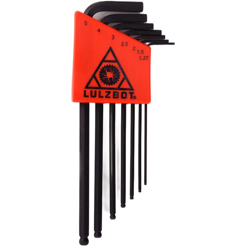 LulzBot 7-Piece Hex Driver Set