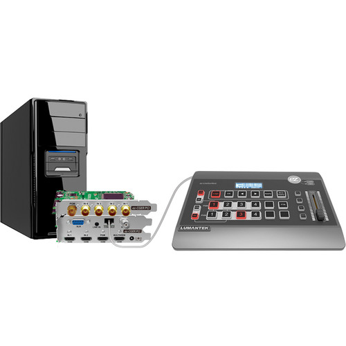 Lumantek ez-CGER 4-Channel PCIe CG Switcher with ez-LiveSurface Control Surface